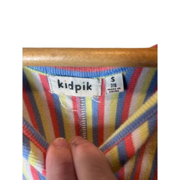 Kid Pik romper jumper rainbow size small‎ girls size 7-8 sleeveless bodysuit - Picture 4 of 6